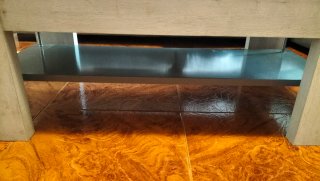 Mesa de centro elevable gris