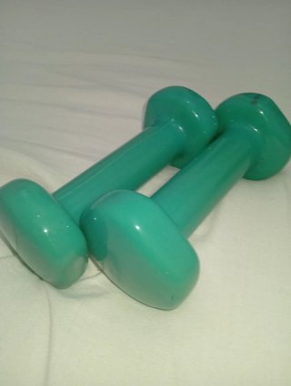 Pesa / Mancuerna 1 kg - Color Verde Agradable