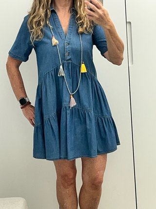 Vestido vaquero de Stradivarius
