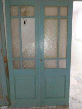 Puerta ínterior 2 hojas cristal