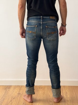 Nudie Jeans Lean Dean Azul Talla 28x32