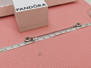 Cadena de seguridad Pandora plata Rose gold