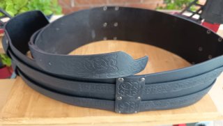 Cinturón doble estilo vikingo