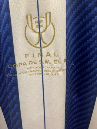Camiseta Original Real Sociedad Final Copa XL