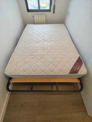 Cama 135x190cm: Somier, Patas y Colchón