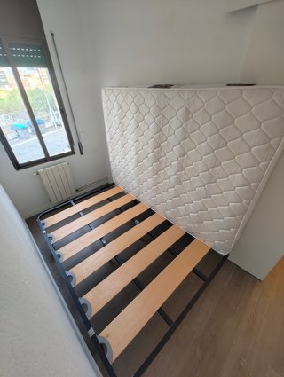 Cama 135x190cm: Somier, Patas y Colchón
