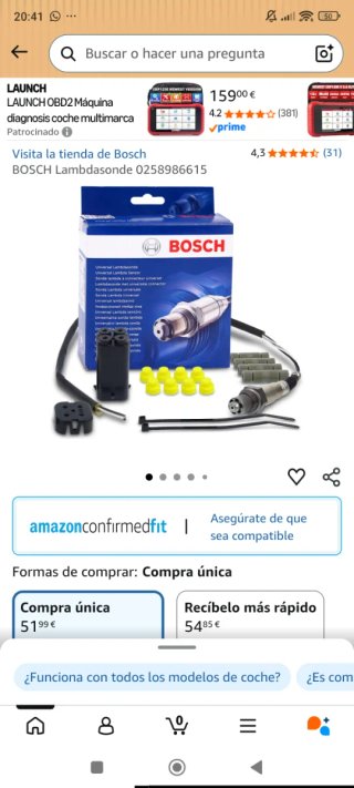 Sonda Lambda Bosch Universal