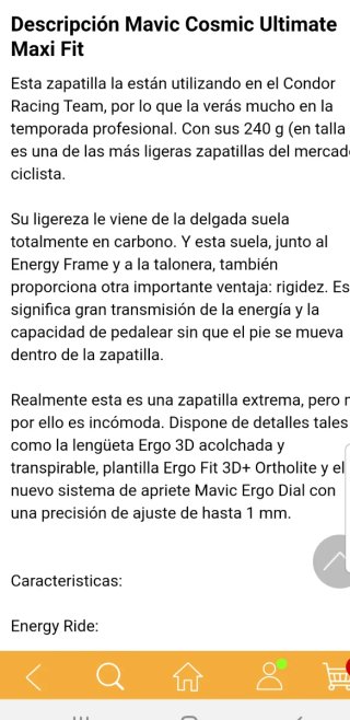ZAPATILLAS CICLISMO MAVIC COSMIC ULTIMATE MAXI FIT