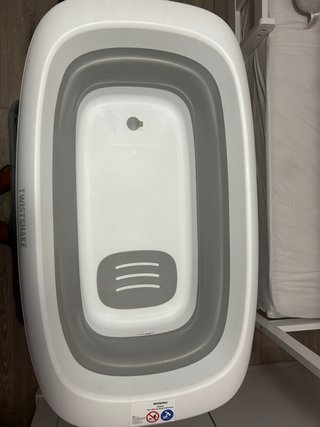 Bañera para bebe plegable twistshake