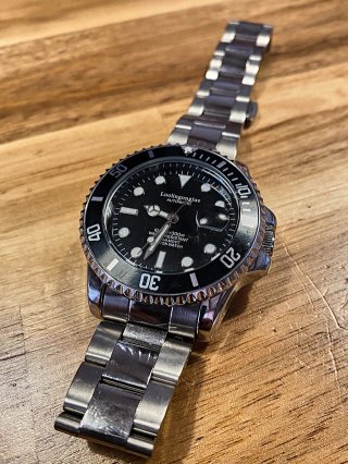 Reloj Automático Buceo Acero Negro