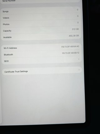 iPad Air M3 512GB Plata