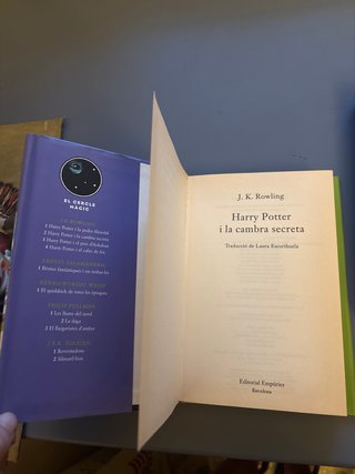 Libro harry potter y la cambra secreta