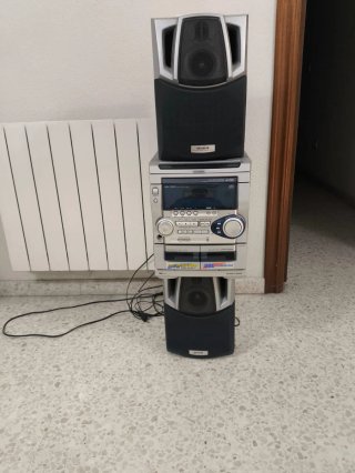 Mini cadena reproductora de cintas y cd