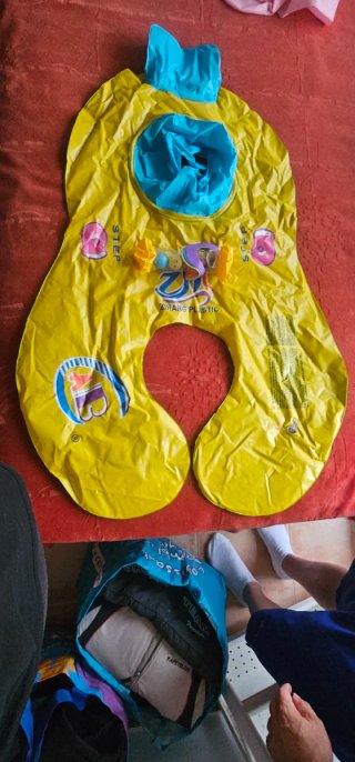 Colchoneta hinchable para bebé
