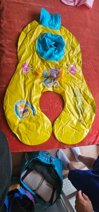 Colchoneta hinchable para bebé