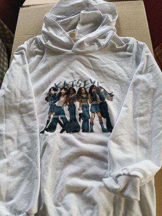 Sudadera Blanca con Estampado Talla 80