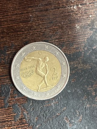 Moneda 2 Euros Atenas 2004 Olímpica Es negociable