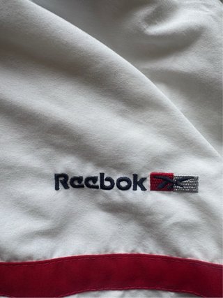 Reebok vintage Chaqueta 90s track blanca azul M