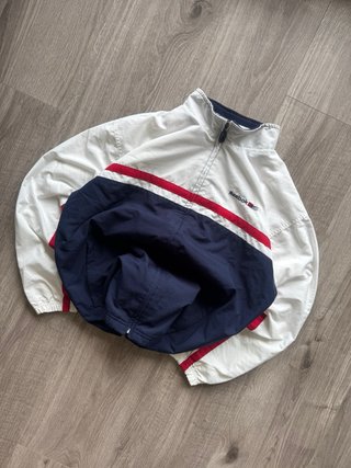 Reebok vintage Chaqueta 90s track blanca azul M