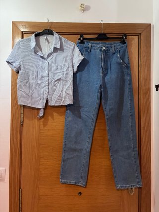 Conjunto Camisa y Pantalón Vaquero