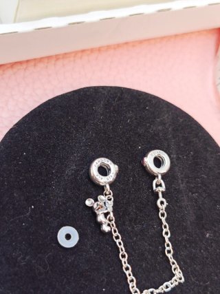 Cadena Pandora Disney Mickey Plata