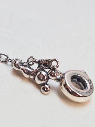 Cadena Pandora Disney Mickey Plata