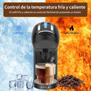 Cafetera Multicápsula Negra