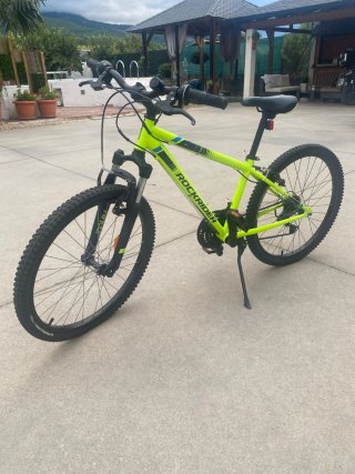 Bicicleta Rockrider 24 Neón