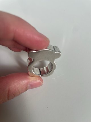 Anillo Tous Oso Grande Plata 925 bolsita original