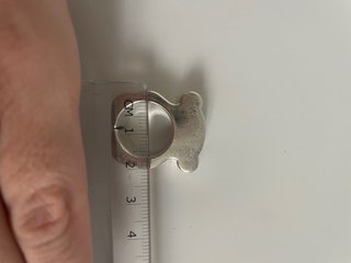 Anillo Tous Oso Grande Plata 925 bolsita original