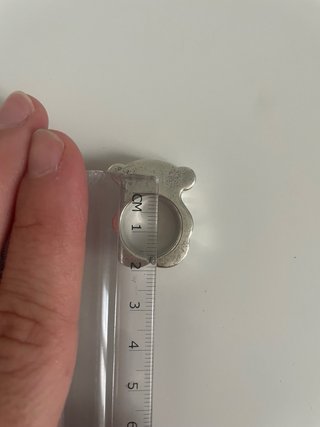 Anillo Tous Oso Grande Plata 925 bolsita original