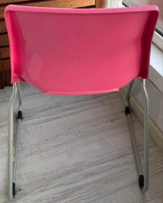 Silla Escritorio Ikea Rosa Plástico