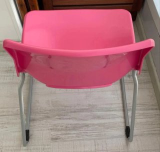 Silla Escritorio Ikea Rosa Plástico