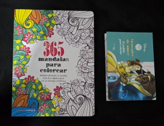 Libro mandalas para colorear y postales disney 10€