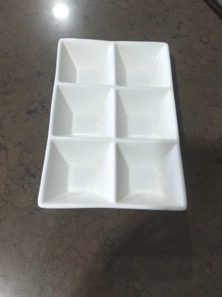 Plato de cerámica para aperitivos