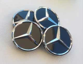 60mm Tapabujes Mercedes Centro de Rueda Llantas