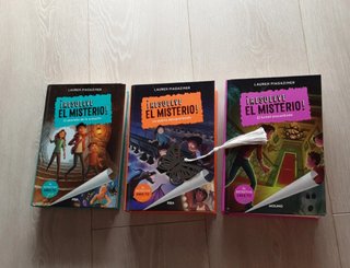 Pack 3 libros "Resuelve el misterio"+ marcapáginas