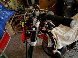 Doble pinza freno trasera supermotard Stunt