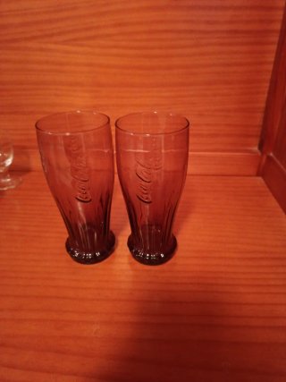 5 copas de cristal y 2 vasos. Regalo