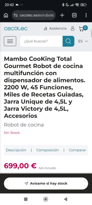 Cecotec Mambo Cooking Total Gourmet