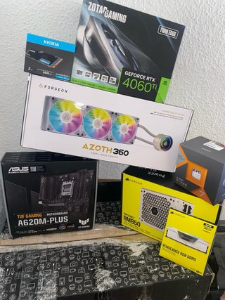PC Gaming Completo Blanco RGB