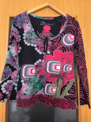 Camiseta Desigual Talla S Multicolor