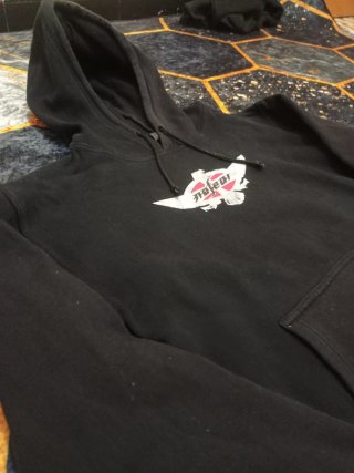 Sudadera Vintage No Fear negra Y2K