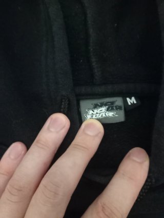 Sudadera Vintage No Fear negra Y2K