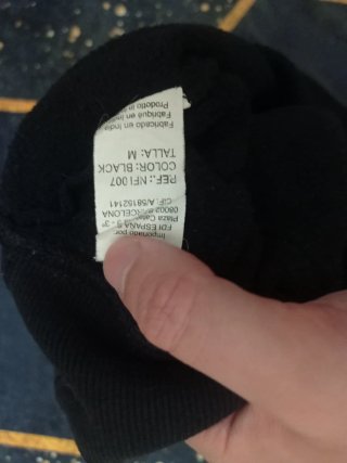 Sudadera Vintage No Fear negra Y2K