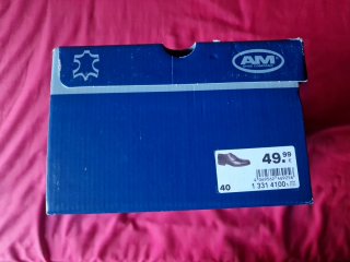 Zapatos de vestir negros AM Shoe Company Talla 40