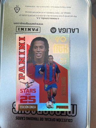 Panini Messi Stars On 25 Edición Única 35€ pack.