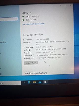 Portátil Lenovo Thinkpad Tactil