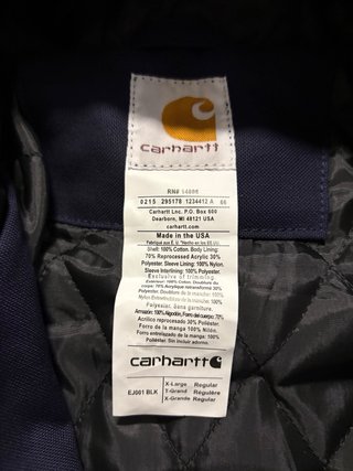 Jacket Carhartt Rework Azul