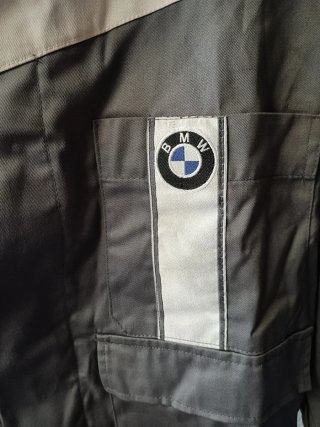 Camisa BMW Gris y Blanca